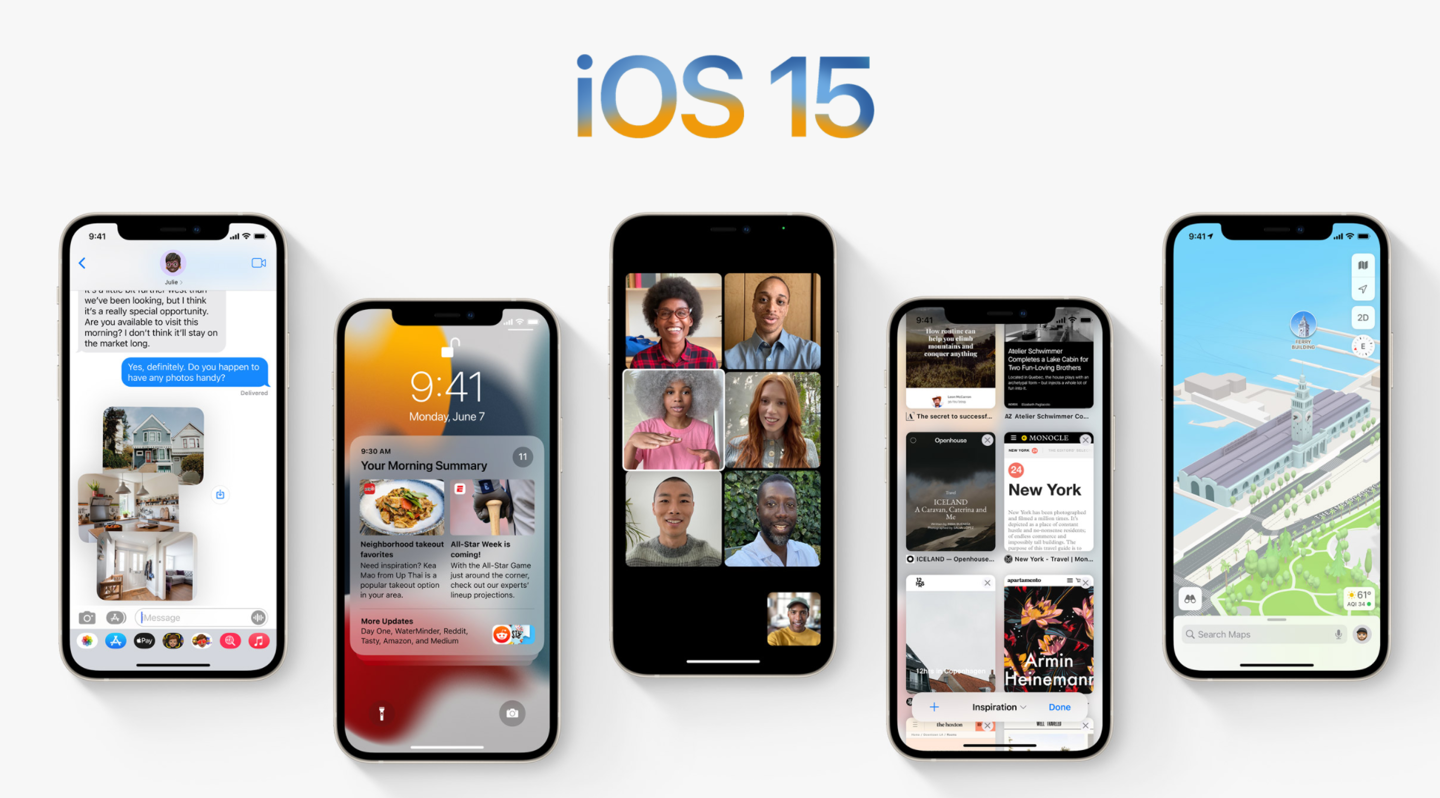 苹果iOS 15重新设计iPhone激活界面