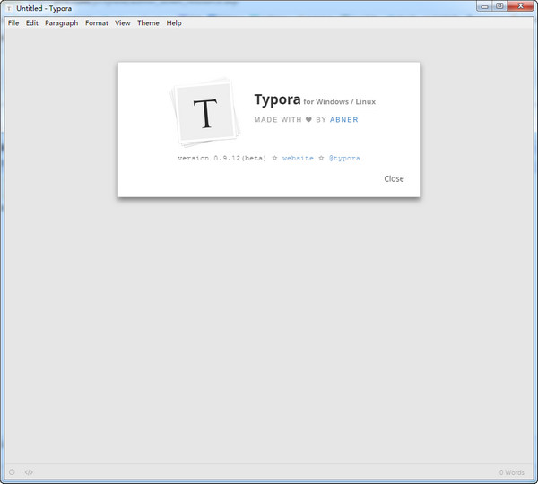 typora（编辑器）