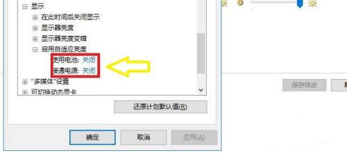 Win10启用自适应亮度选项教程