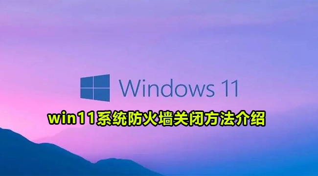 win11系统防火墙关闭方法介绍(win十防火墙怎么关闭)