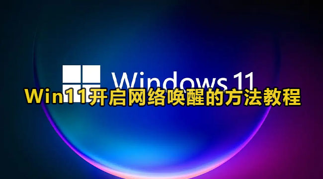 Win11开启网络唤醒的方法教程