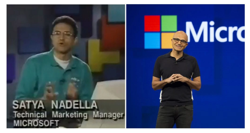 微软 CEO 纳德拉 1993 年首次登台技术演示视频回顾：青涩，略显紧张