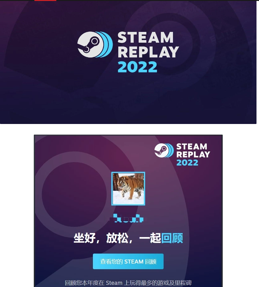 Steam 推出 2022 年回顾报告，玩家可查全年游戏数据