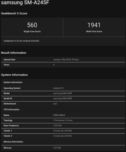 曝三星 Galaxy A24 新手机将搭载联发科 Helio G99 芯片