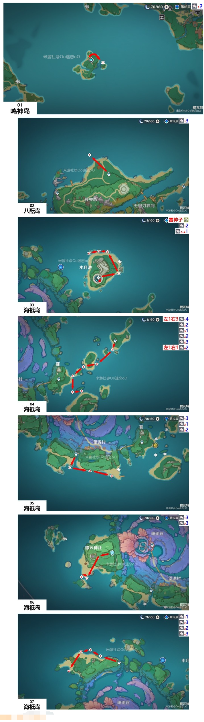 原神鳗肉采集路线介绍