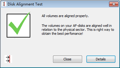 Disk Alignment Test