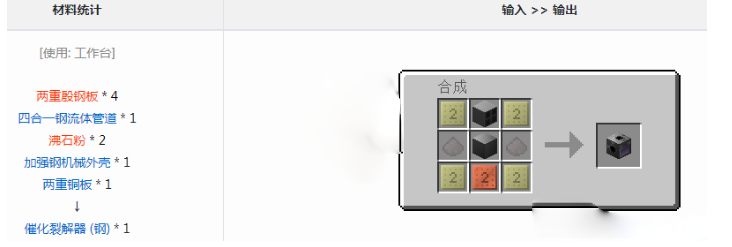 我的世界格雷科技6模组催化裂解机作用介绍
