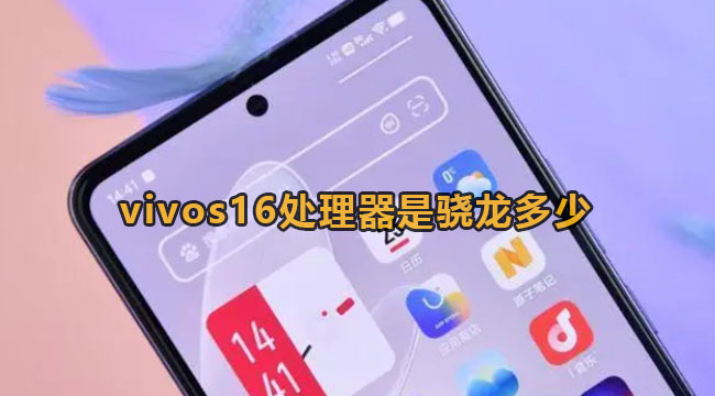 vivos16处理器是骁龙多少