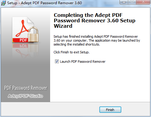 Adept PDF Password Remover