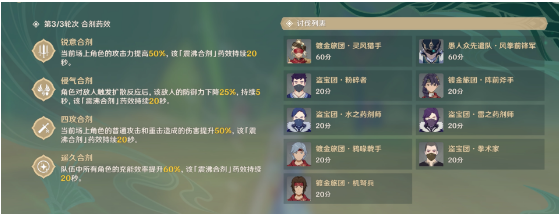 原神3.6合剂演进第三关通关方法