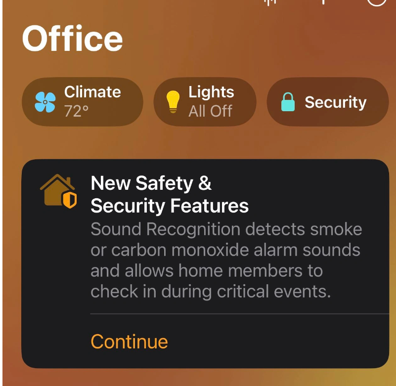 苹果 HomePod 启用声音识别系统，监测到烟雾警报向用户发送通知