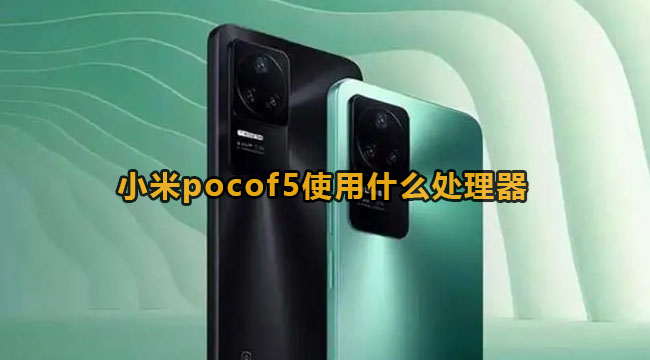 小米pocof5使用什么处理器