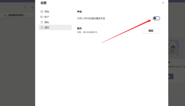 Microsoft Teams开启声音通知的方法