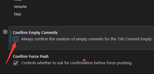vscode关闭确认空提交的方法