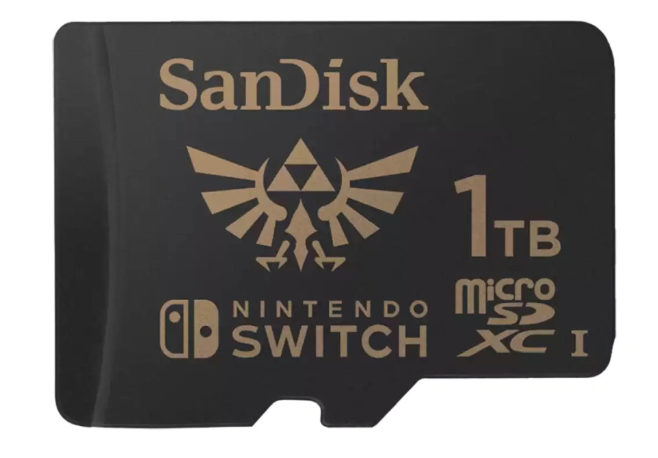 西数推出闪迪 1TB microSD 存储卡：适用于任天堂 Switch，拥有《塞尔达传说》Hylian Crest 标识