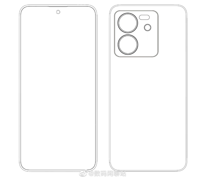 Redmi K60 Ultra 手机外观设计图曝光：后置矩形相机模组