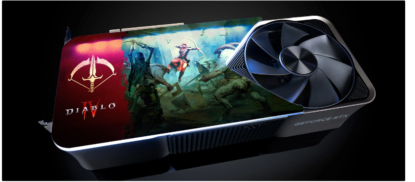 英伟达展示《暗黑破坏神 IV》主题限定版 GeForce RTX 4080 显卡，全球抽两名幸运儿赠送