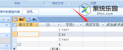 access隐藏列的方法教程