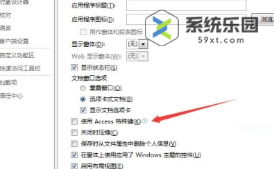 access开启access特殊键的方法