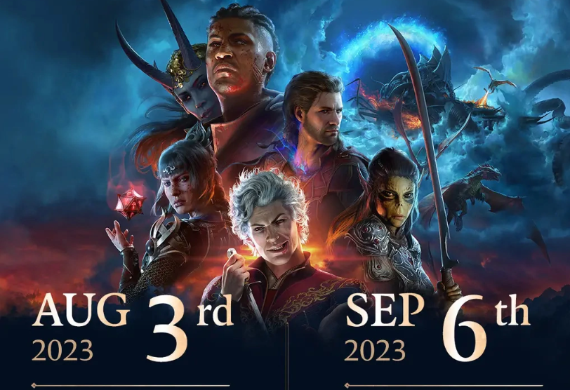 《博德之门 3》游戏发布时间调整：8 月 3 日首发 PC、9 月 6 日登陆 PS5