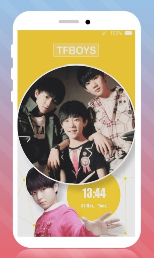 TFBOYS主题锁屏