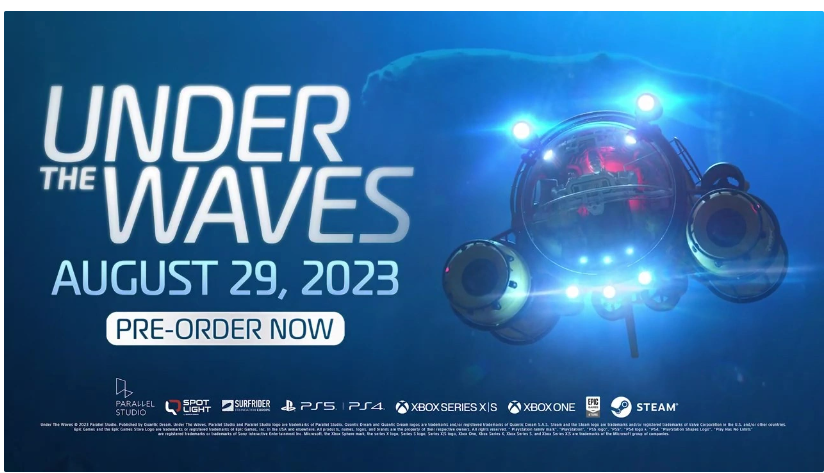 海底冒险游戏《碧波之下》宣传片公开，将于 8 月 29 日发售