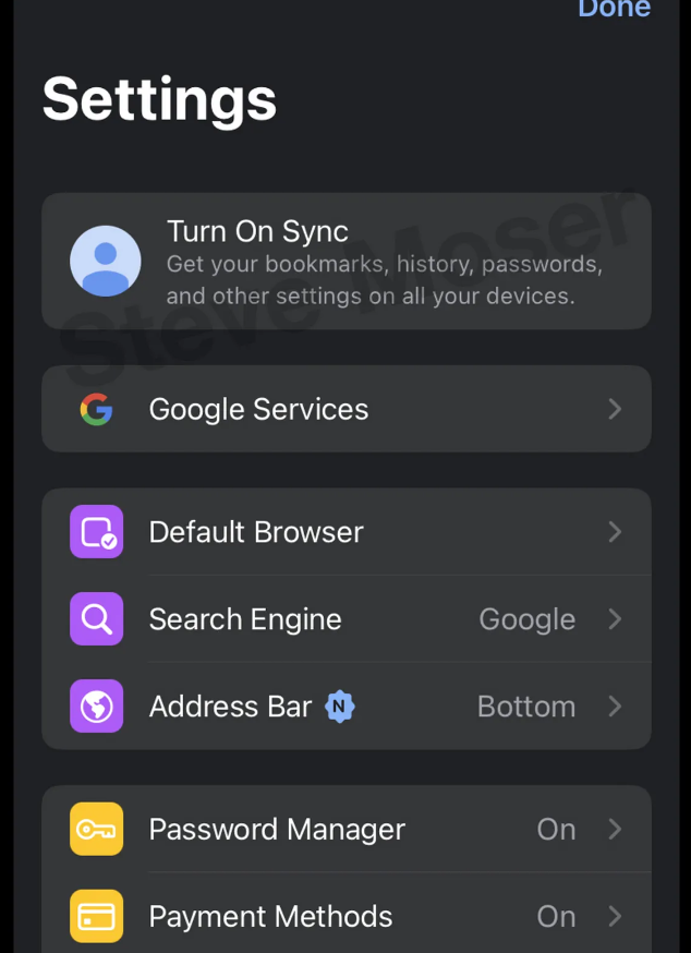 iOS Beta 版谷歌 Chrome 浏览器新特性：地址栏可设置挪到底部