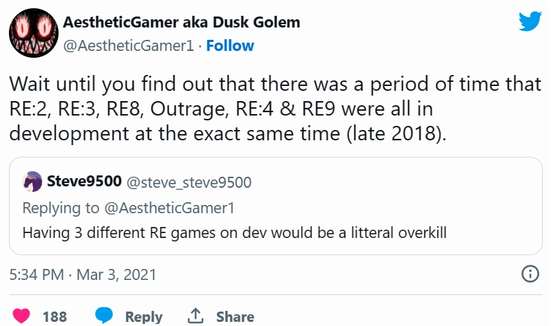 外媒认为《生化危机 9》在后年发布“相当合理”，游戏从 2018 年就已着手开发