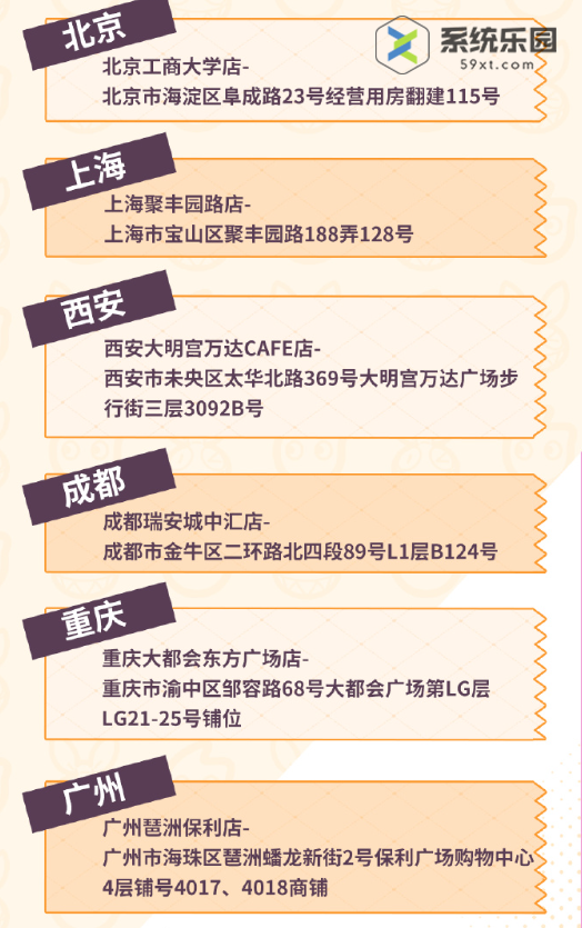 崩坏32023年CoCo联动门店地址