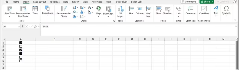 微软测试 Excel 新特性：可在单元格添加复选框控件