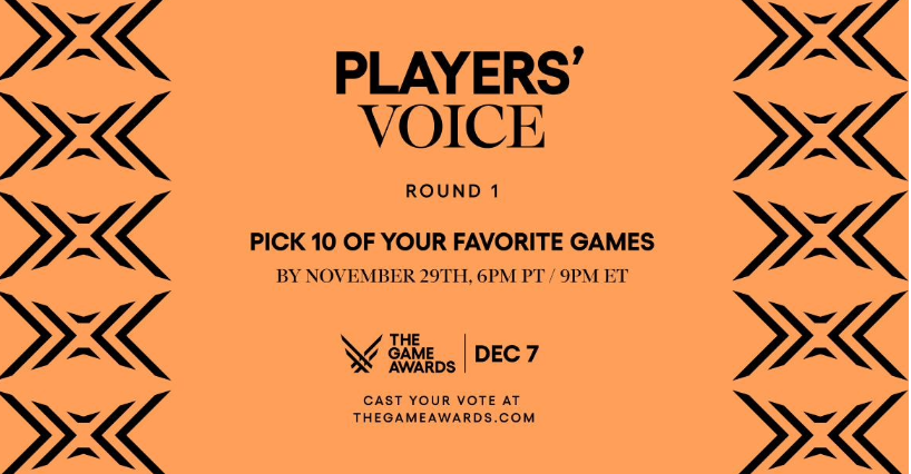 TGA 第一轮“玩家之声”投票开放，含《原神》《博德之门 3》等