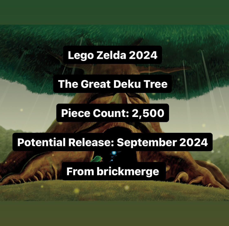 消息称乐高《塞尔达传说》德库树套装 9 月发售，包含 2500 零件