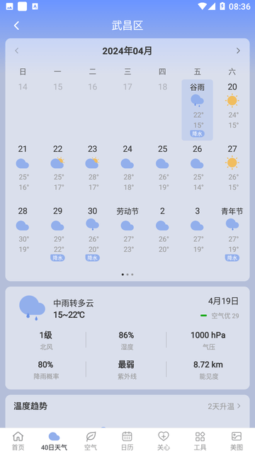 清雨天气