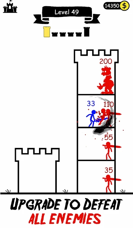 火柴人战争：英雄塔防截图