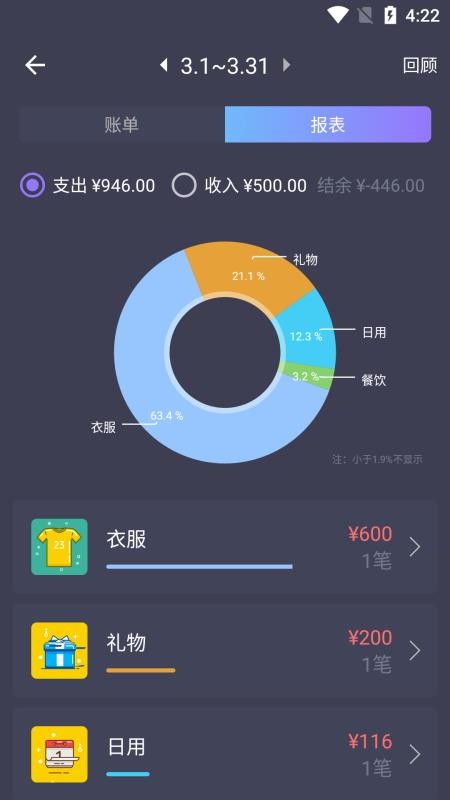 小管家记账截图