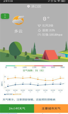 隆通天气截图