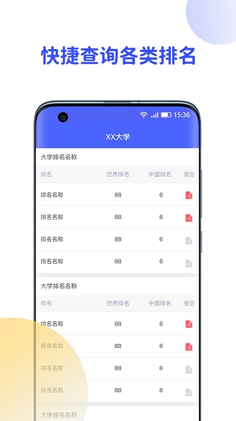 院校情报截图