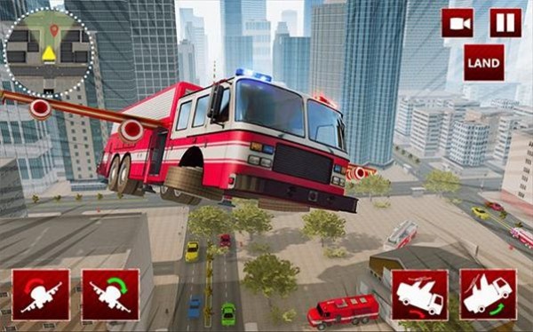 飞行消防卡车模拟器截图