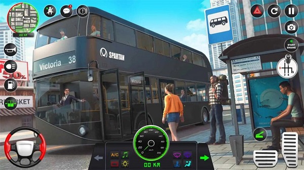 城市长途汽车模拟器3D截图