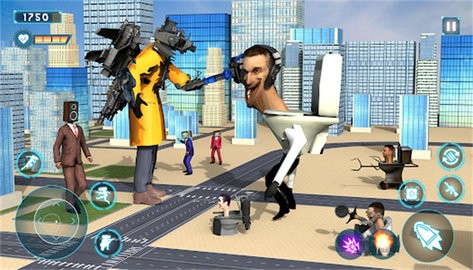 马桶人城市英雄3D截图