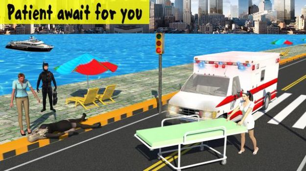 城市救护车漂移手机版截图