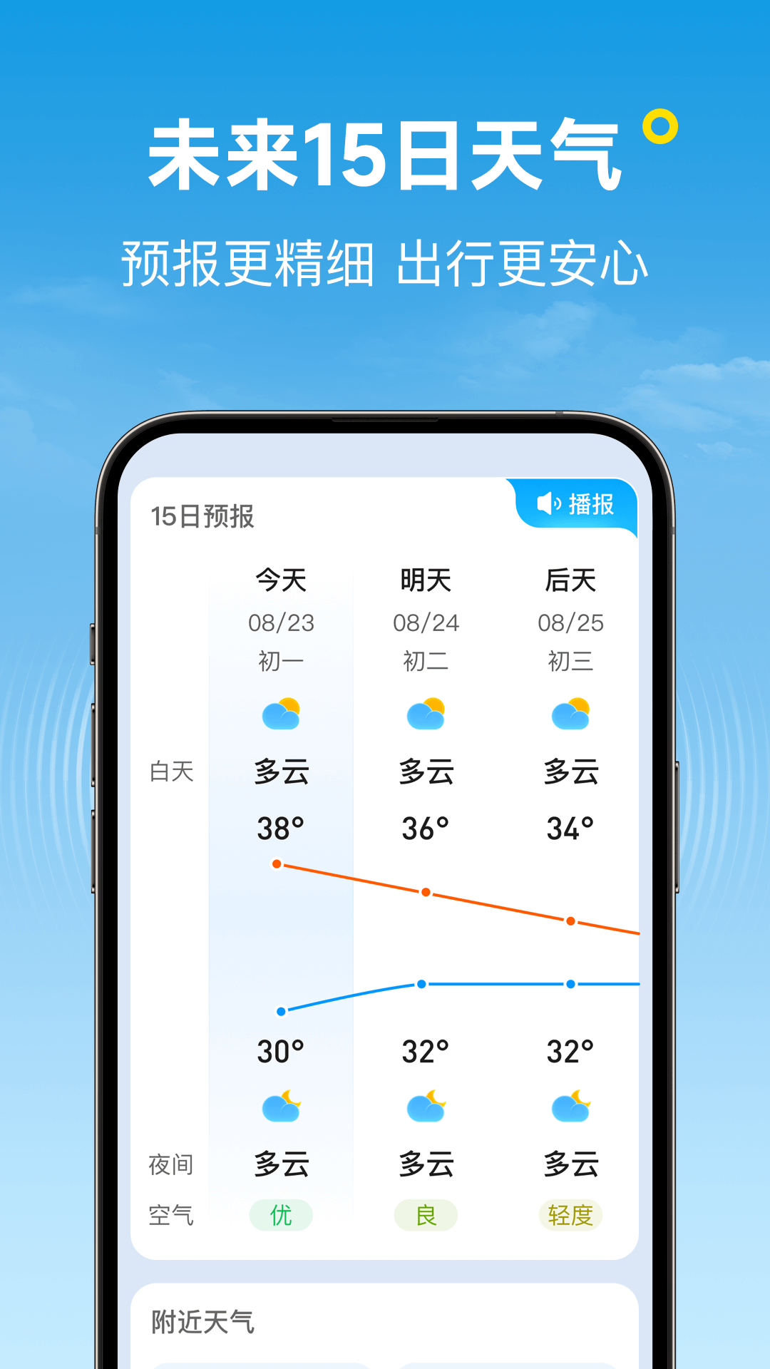 波克天气截图