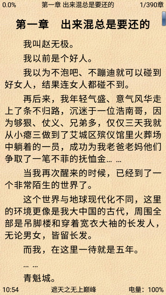 AA小说阅读器截图