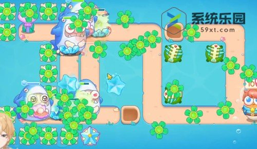 保卫萝卜4海的闺女第12关通关方法