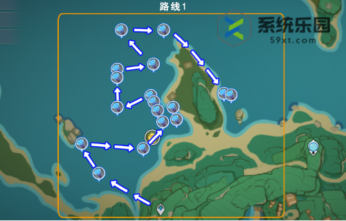 原神4.5海灵芝采集路线介绍