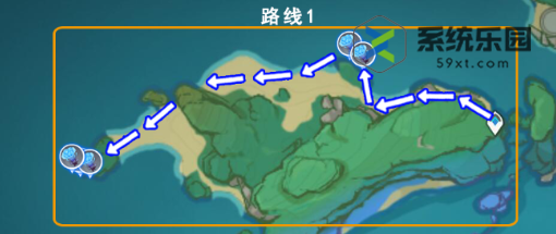 原神4.5海灵芝采集路线介绍