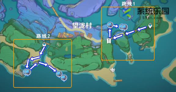 原神4.5海灵芝采集路线介绍