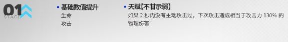 明日方舟桀骜属性效果
